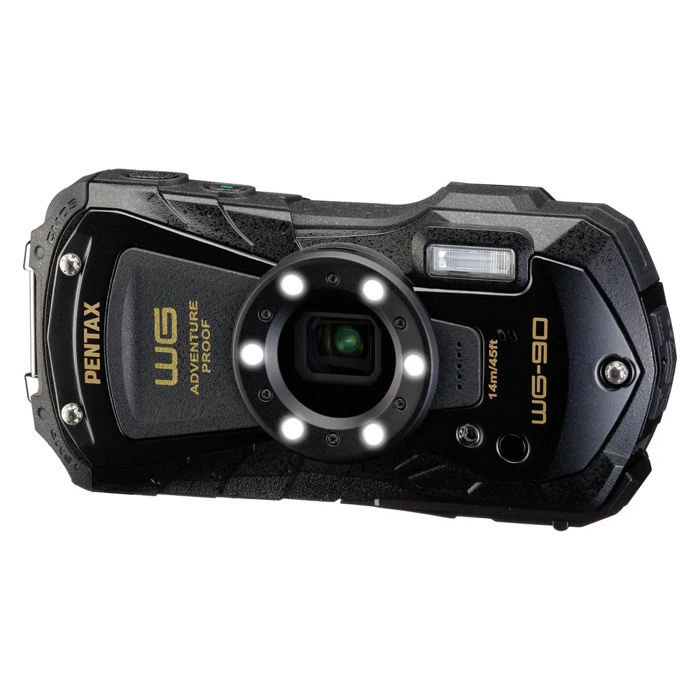 Kamera für Sport Pentax WG-90 Full HD WiFi EIS wasserfest 16 MP 5x Zoom Makro-LEDs