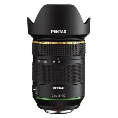 Objektiv Pentax HD DA 16-50mm F2.8 PLM Montierung KAF4 Streulichtschutz Schwarz