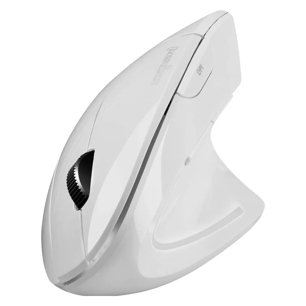 Perixx PERIMICE-813 W Ergonomische Maus Funk, Bluetooth Weiss