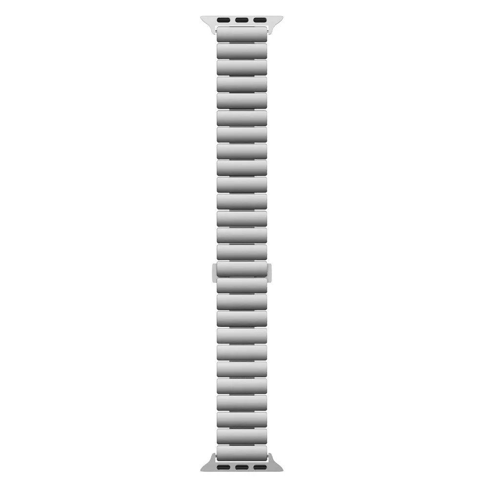 Armband Elite Strap für Apple Watch 42 (Serie 1/ 2/ 3)/ 44/ 45/ 46/ 49mm Silver (23128)