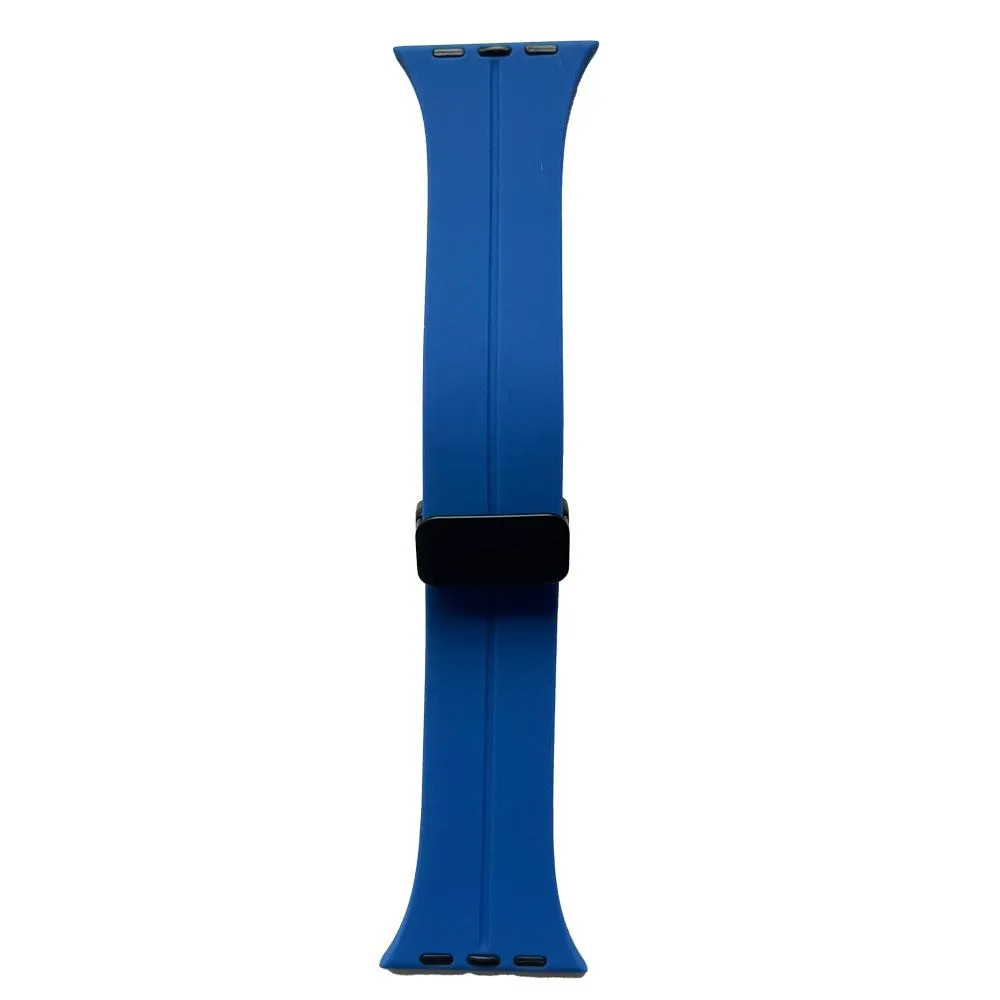 Armband für Apple Watch 41/40mm (Series 4 - 10)/ 38mm (Series 1 - 3) Easy Magnet Blue