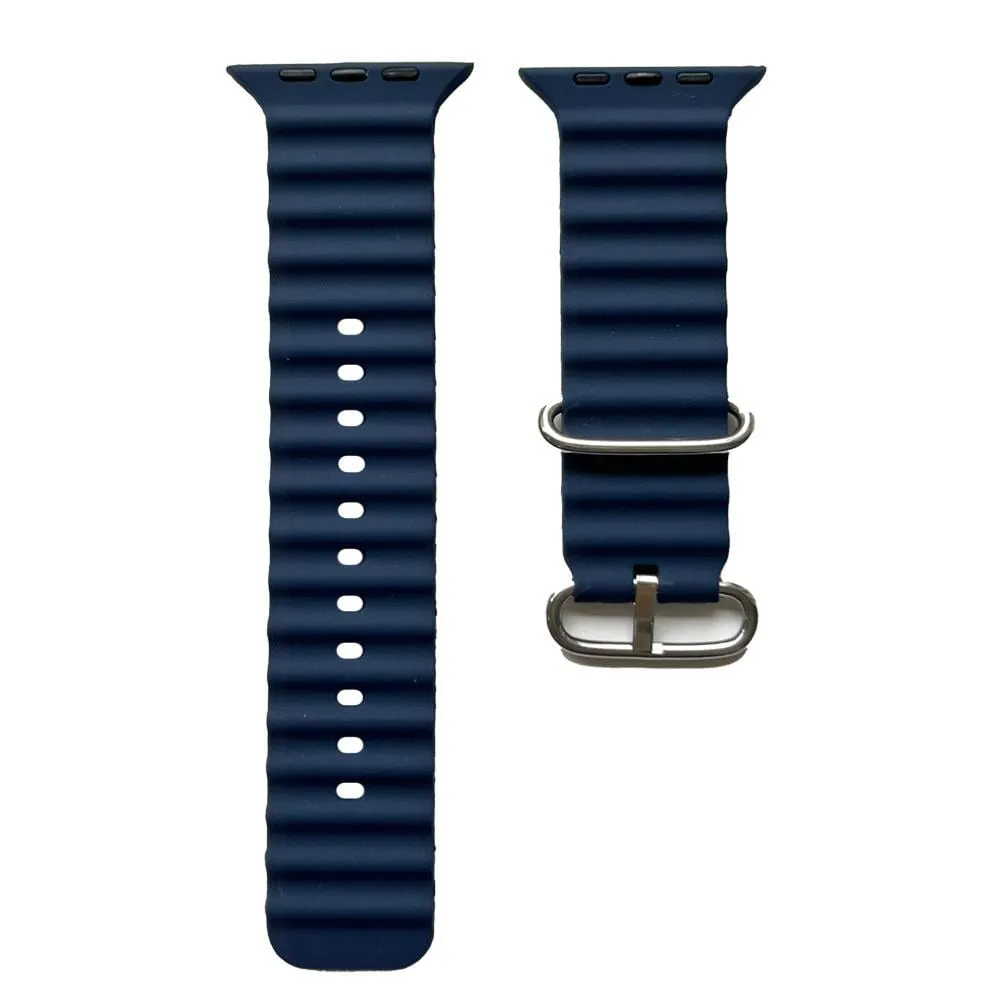 Armband für Apple Watch 41/40mm (Series 4 - 10)/ 38mm (Series 1 - 3) Sporty Blue