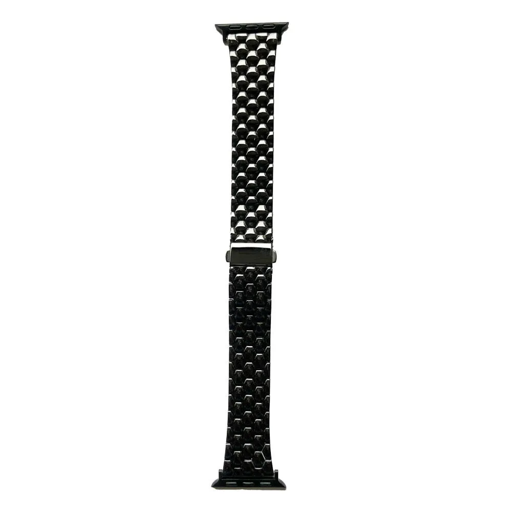 Armband für Apple Watch Ultra 49mm/ Watch 45/44mm (Series 4 - 10)/ 42mm (Series 1 - 3) Style Black