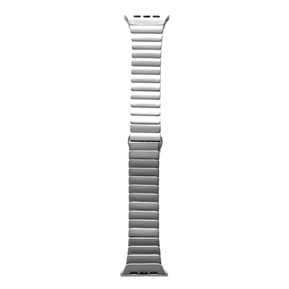 Armband für Apple Watch Ultra 49mm/ Watch 45/44mm (Series 4 - 10)/ 42mm (Series 1 - 3) Elegant Silve