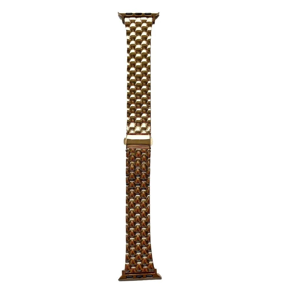 Armband für Apple Watch Ultra 49mm/ Watch 45/44mm (Series 4 - 10)/ 42mm (Series 1 - 3) Style Rose Go