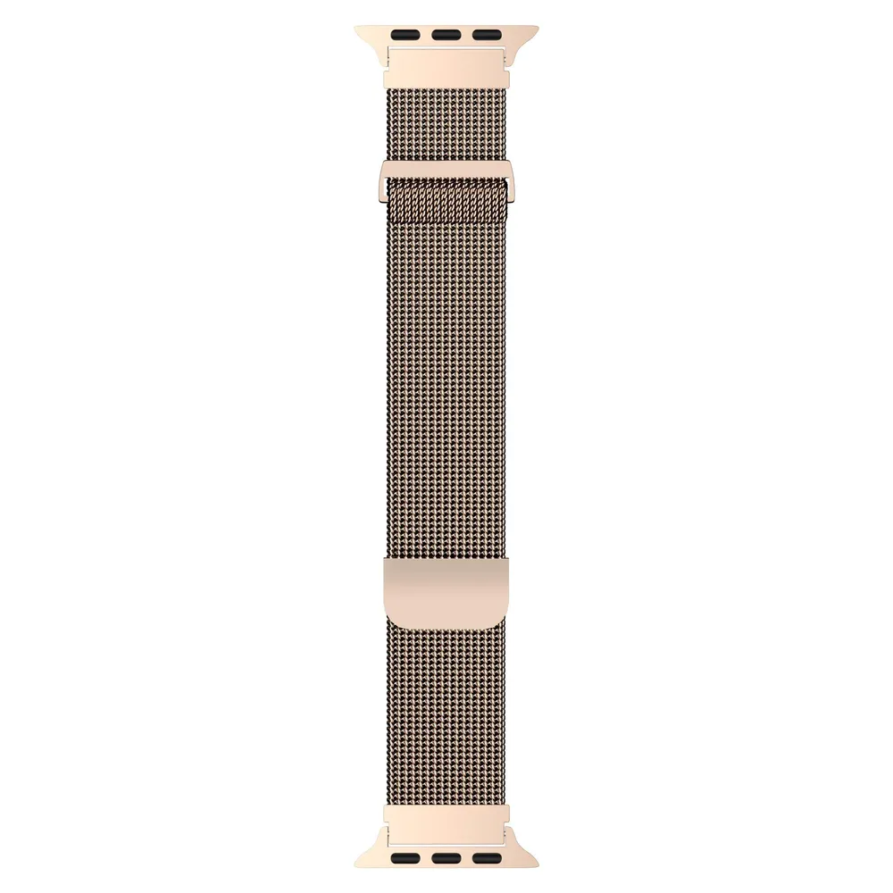 Armband Gala Strap für Apple Watch 38/ 40/ 41/ 42mm (Serie 10/ 11) Milanaise Gold (23131)