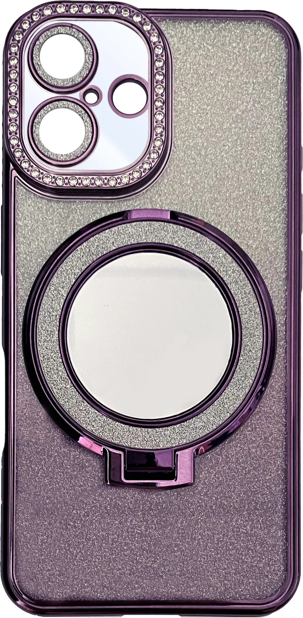 Back Cover Glamour Mirror für Apple iPhone 16 Pro Purple (21150)