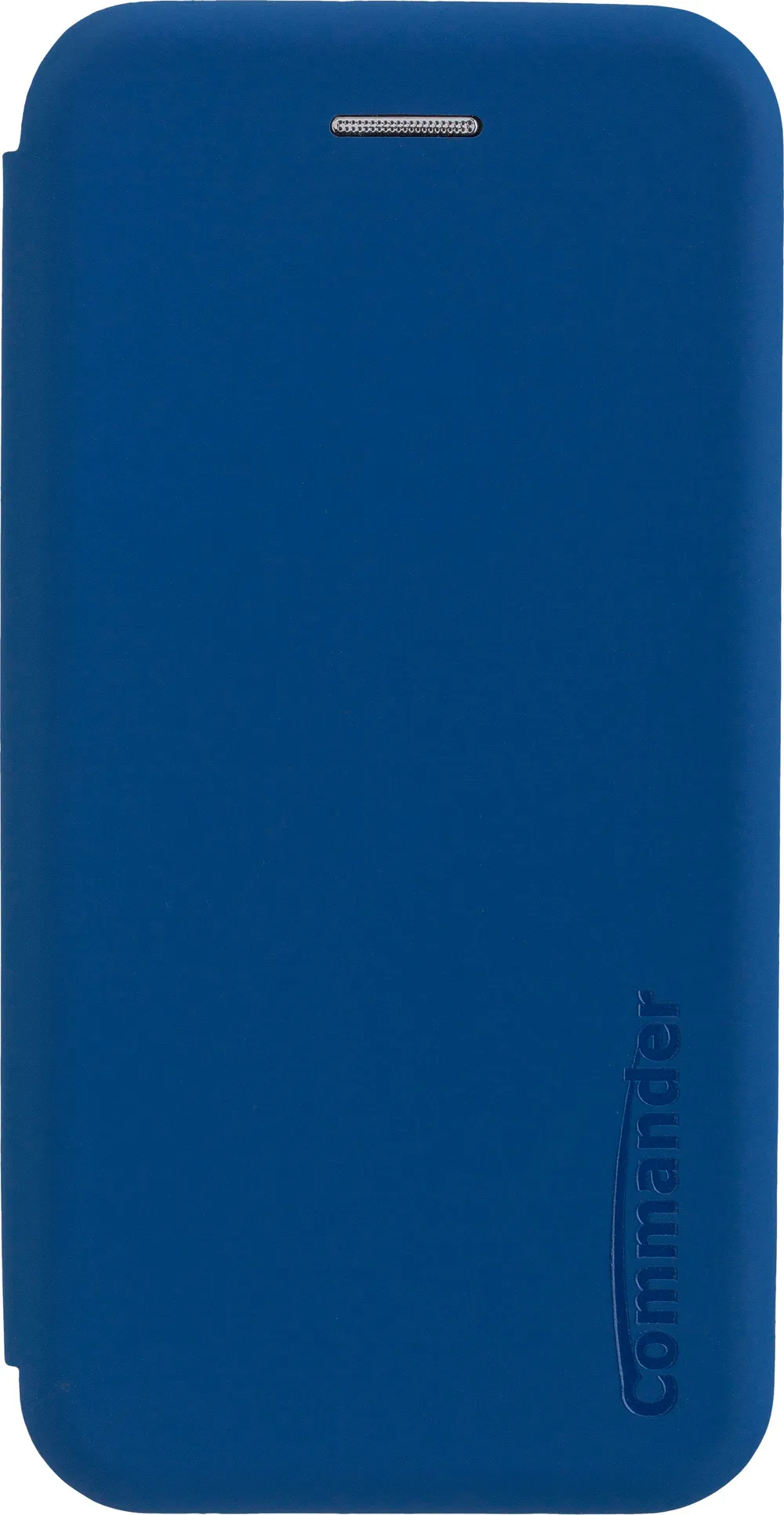 Book Case CURVE für Apple iPhone 7 / 8 / SE 2020 Soft Touch Maritim Blue Handyhülle