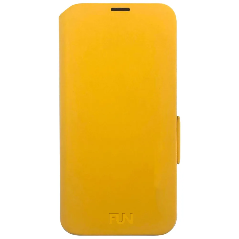 Book Case DELUXE für Apple iPhone 13 Mini Bright Yellow (20093) Handyhülle