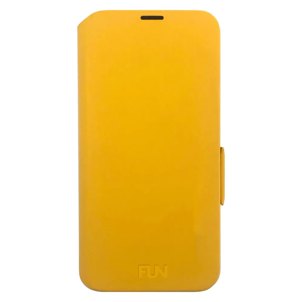 Book Case DELUXE für Apple iPhone 13 Mini Bright Yellow (20093) Handyhülle