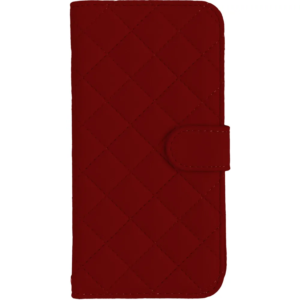 Book Case FASHION für Apple iPhone 14 Pro Rot Handyhülle