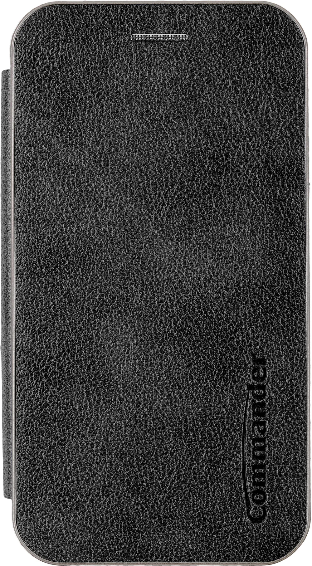 COMMANDER CURVE Book Case DELUXE für Samsung A14 5G Elegant Royal Black (20488)