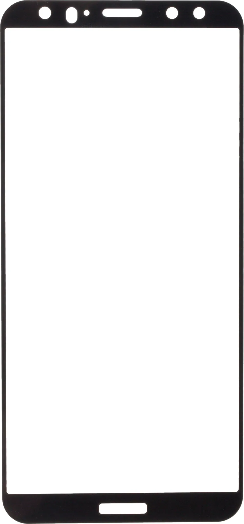 FULL DISPLAY HD Glass SUPERB für Huawei Mate 10 Lite schwarz Schutzglas