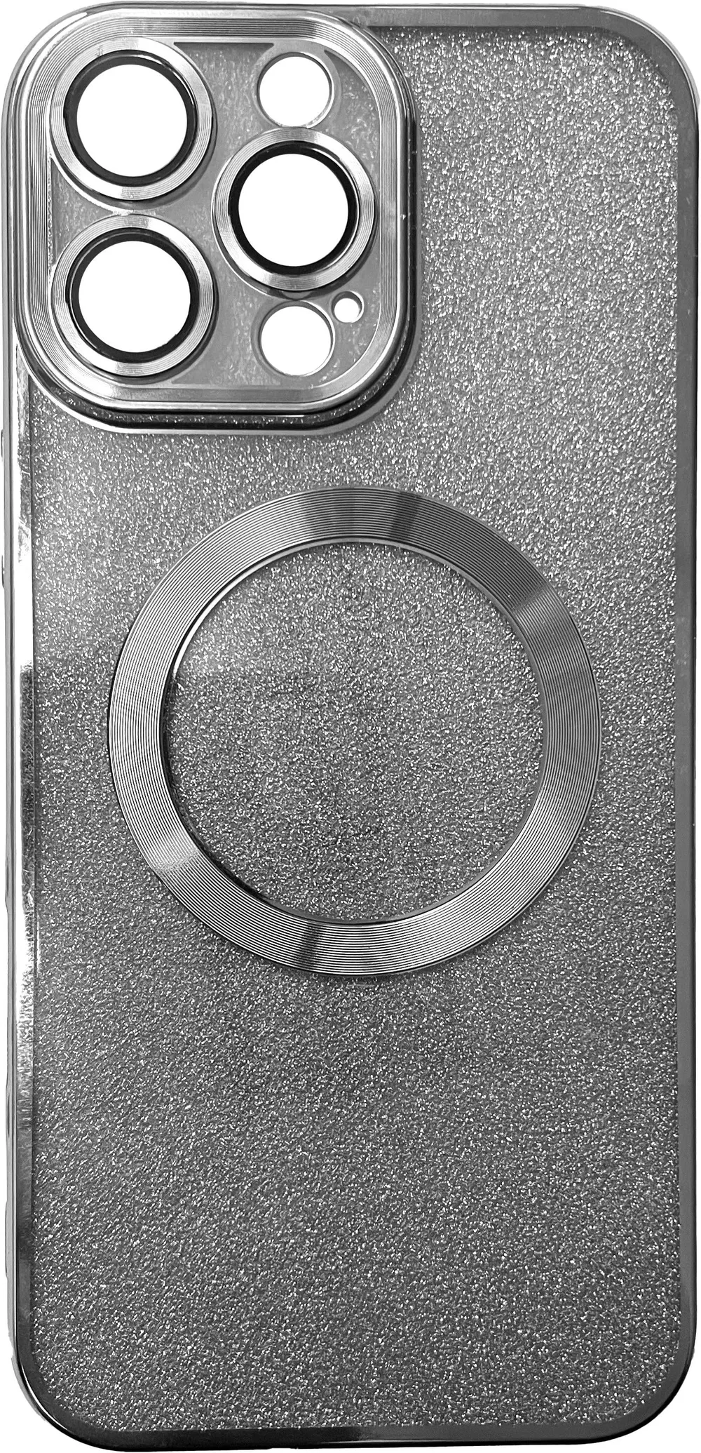 Glamour Back Cover Mag für Apple iPhone 16 Pro Max Silver (21222)