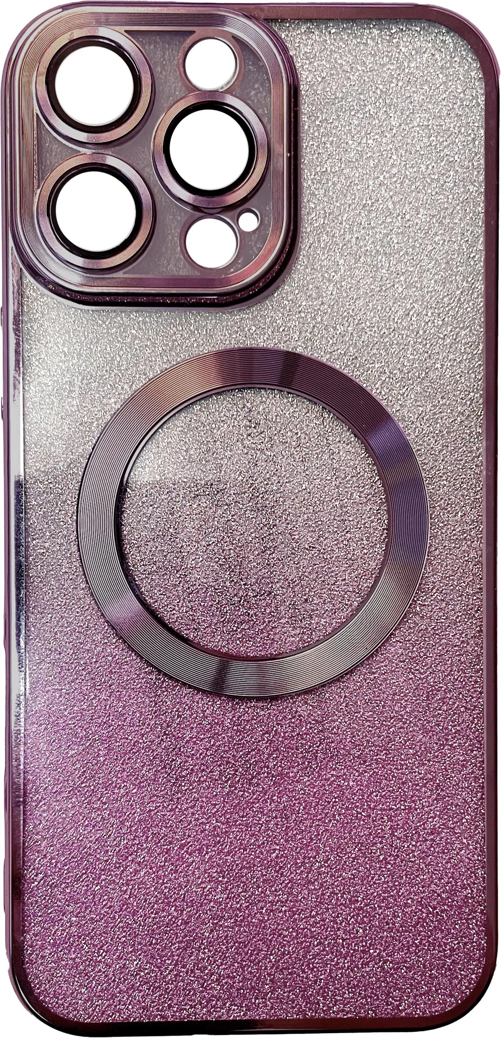 Glamour Back Cover Mag für Apple iPhone 16 Purple (21217)