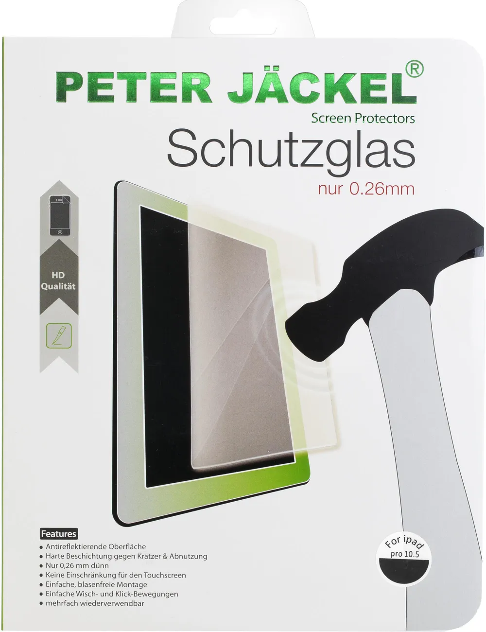 "HD Glass Protector für Apple iPad Pro 2018 11"" Schutzglas"