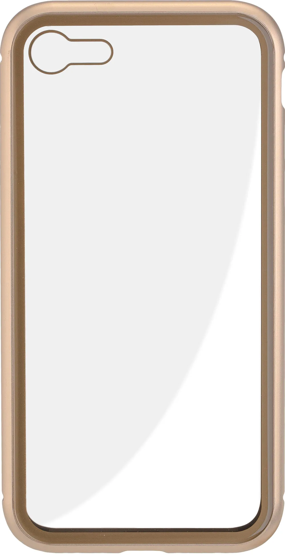 MAGNET COVER Duo Glas für Apple iPhone 7/ 8 Gold Handyhülle