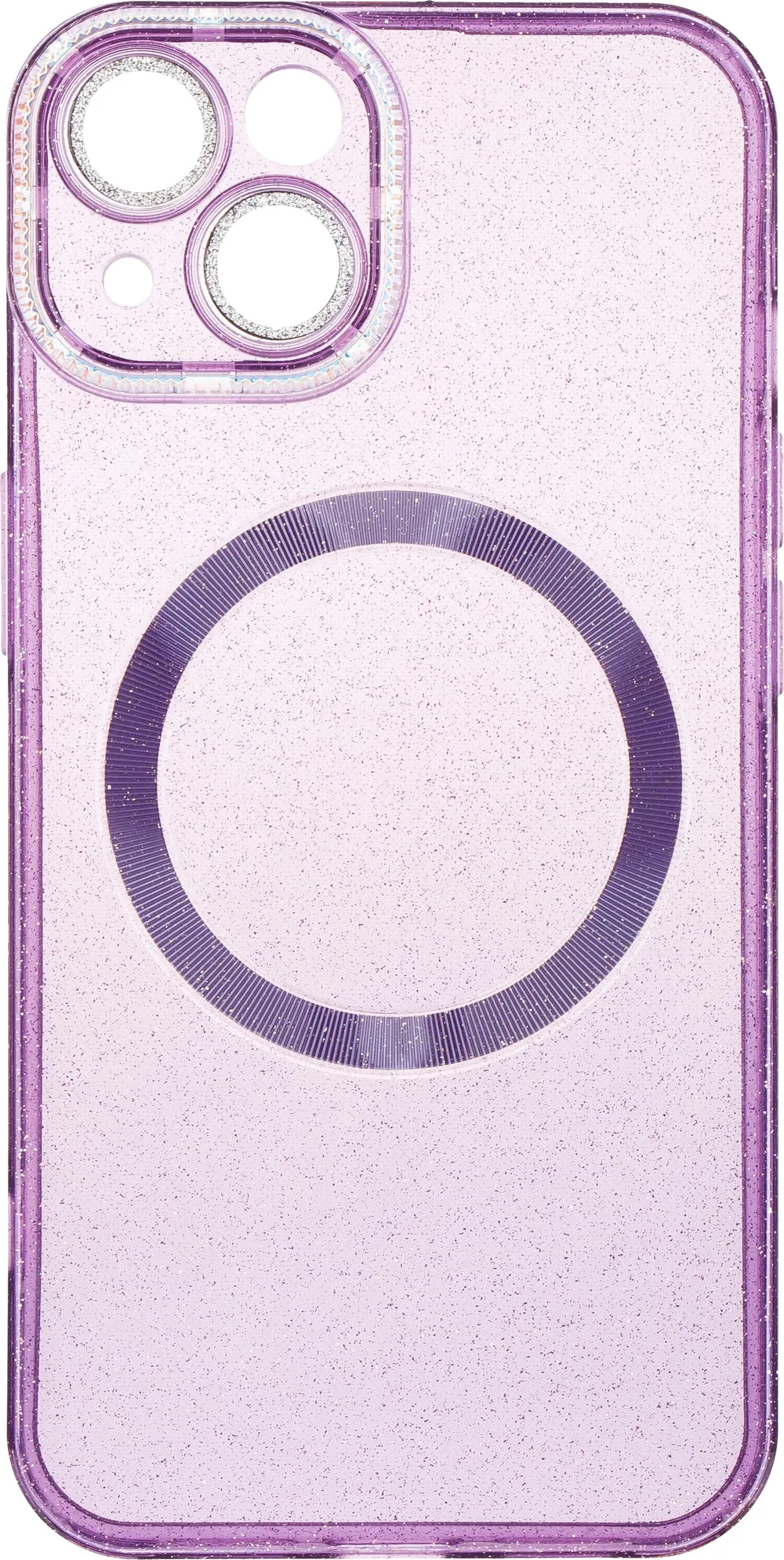 Magsafe Back Cover Glamour für Apple iPhone 15 Rose (20768) Handyhülle