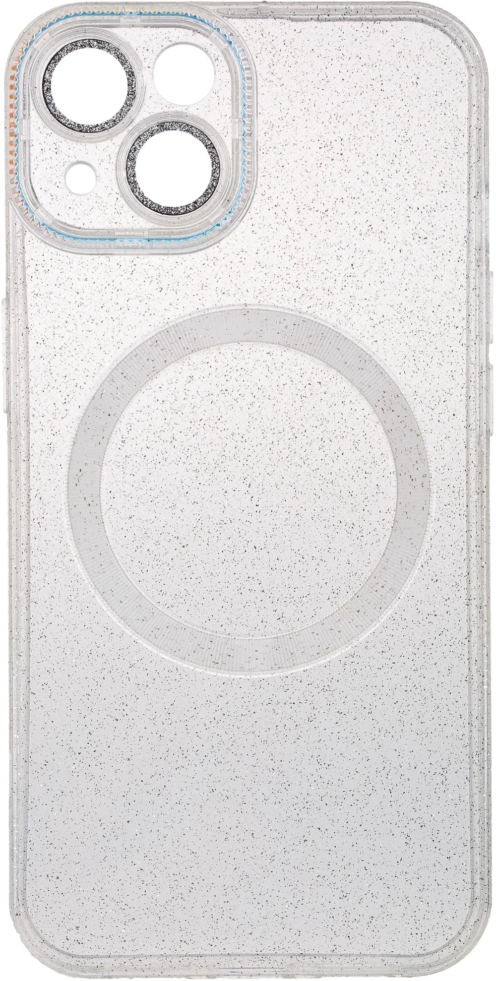 Magsafe Back Cover Glamour für Apple iPhone 15 Clear (20765) Handyhülle