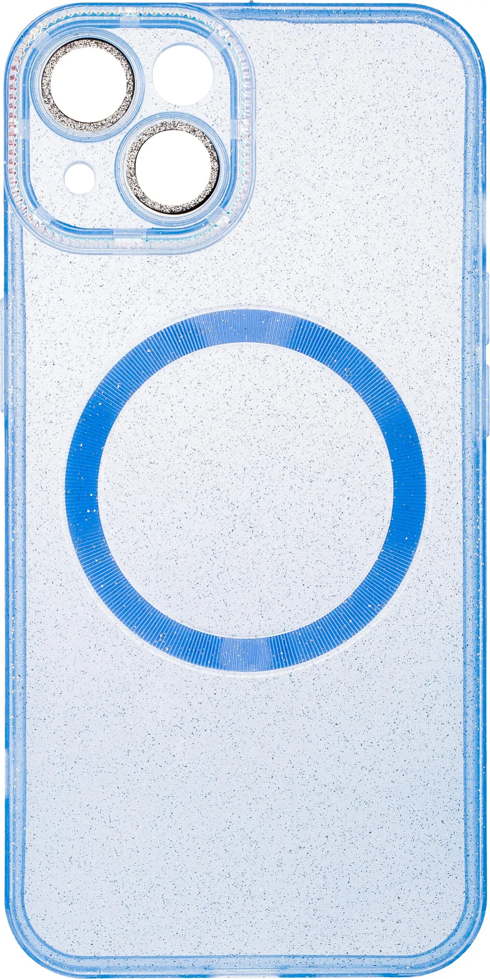Magsafe Back Cover Glamour für Apple iPhone 15 Blue (20767) Handyhülle