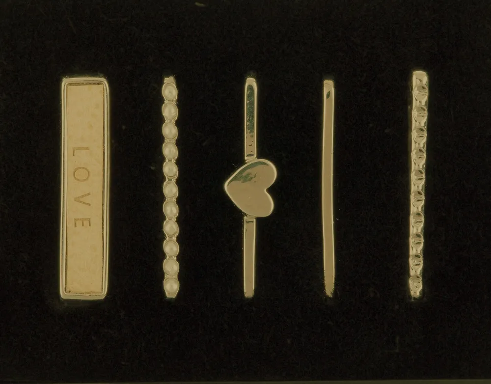 Smartwatch Charms Shiny Heart Gold (19290)