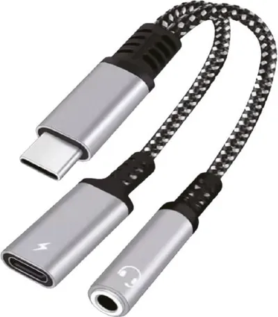 Typ-C/ Typ-C/ 3.5mm Klinke Audio Adapter Erweiterungskabel (20894)