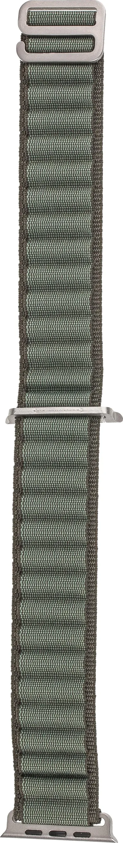 Watch Band für Apple Watch 41/40mm (Series 4 - 11)/ 38mm (Series 1 - 3) Carabiner Green