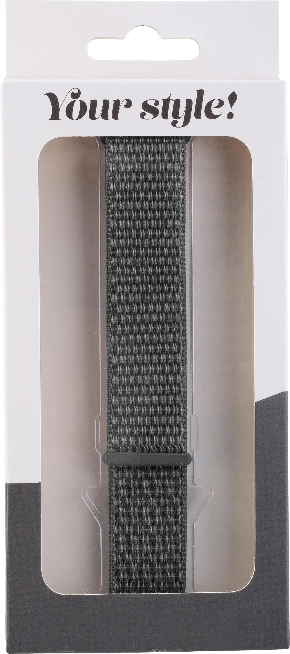 Watch Band für Apple Watch Ultra 49mm, Watch 45/44mm (Series 4-11), Nylon Dark Black (18052)