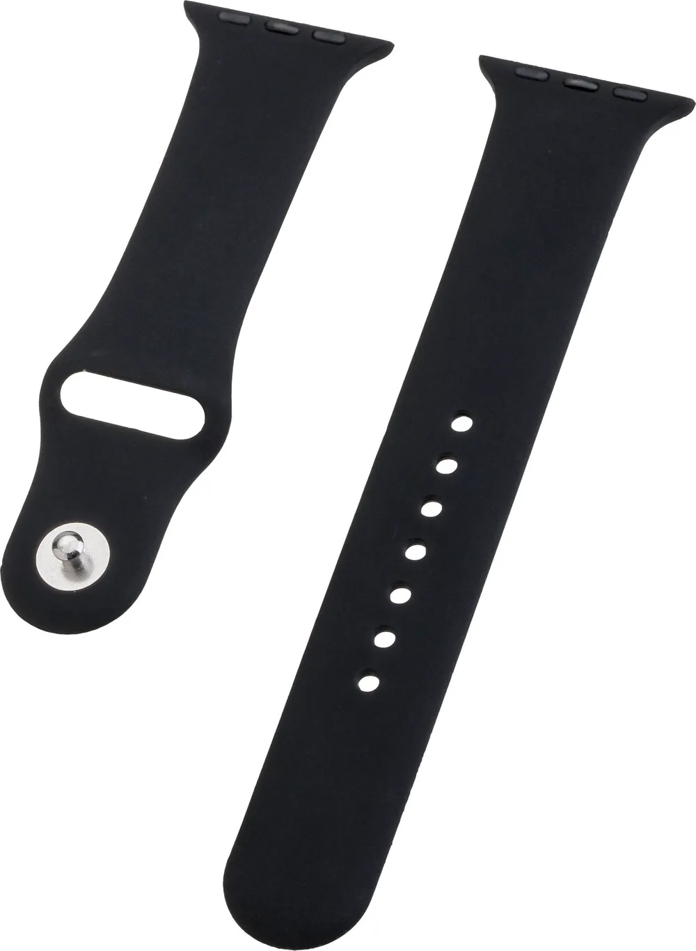 Watch Band für für Apple Watch 41/40mm (Series 4 - 11)/ 38mm (Series 1 - 3) Silicon Black