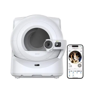 Katzenstreuautomat PETKIT P9903 Purobot Ultra mit Kamera und App-Steuerung Weiß