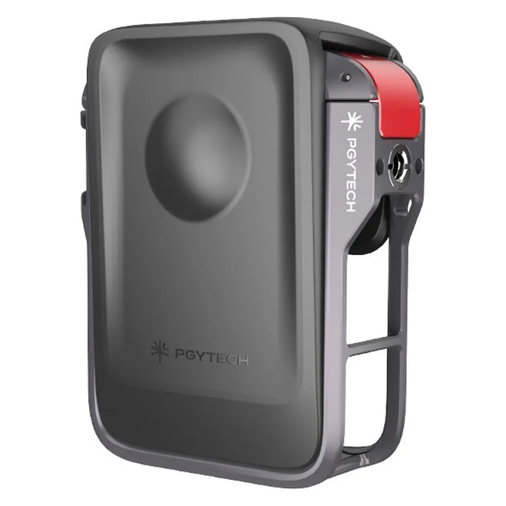 Gehäuse PGYTECH P-63B-010 für DJI OSMO 360 Grau Aluminium Silikon