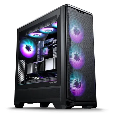 Phanteks Eclipse G400A D-RGB Mid-Tower EATX gehärtetes Glas USB-C schwarz