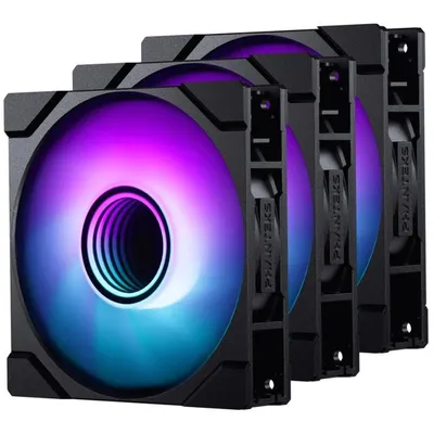 Phanteks M25-120 Gen2 3xKit Argb-Lüfter 120 mm Unified Chain Infinity Mirror Schwarz