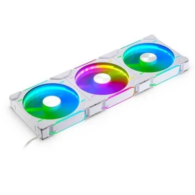 Phanteks D30 Kit 3 PWM-Lüfter 140 mm Regular Flow D-RGB weiß