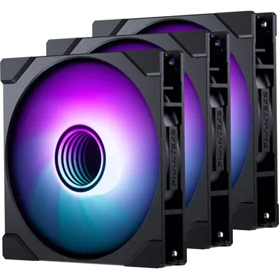 Phanteks M25-140 Gen2 D-RGB PWM Dreifach-Lüfterpaket, 140 mm, schwarz