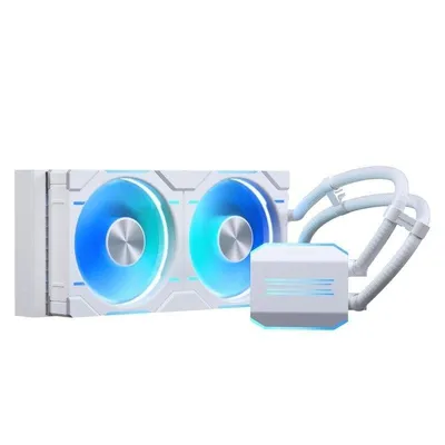 Flüssigkeitskühlung Phanteks Glacier One 240D30 DRGB 240mm 2 Lüfter Weiß