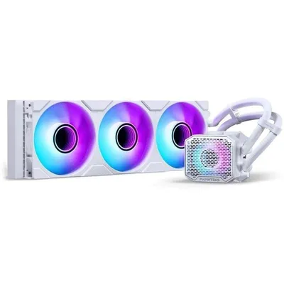 Flüssigkeitskühlung Phanteks Glacier One 360mm 3 Lüfter RGB Weiß