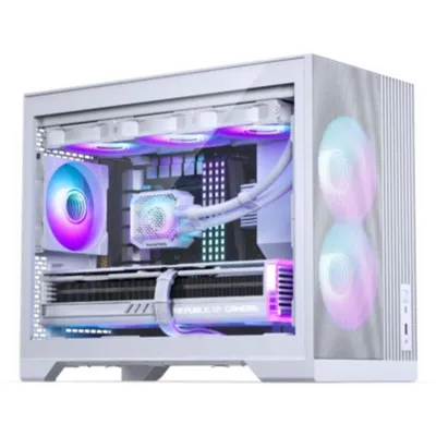 PC-Gehäuse Phanteks XT M3 RGB Weiß Micro Tower Glas Seitenpanel