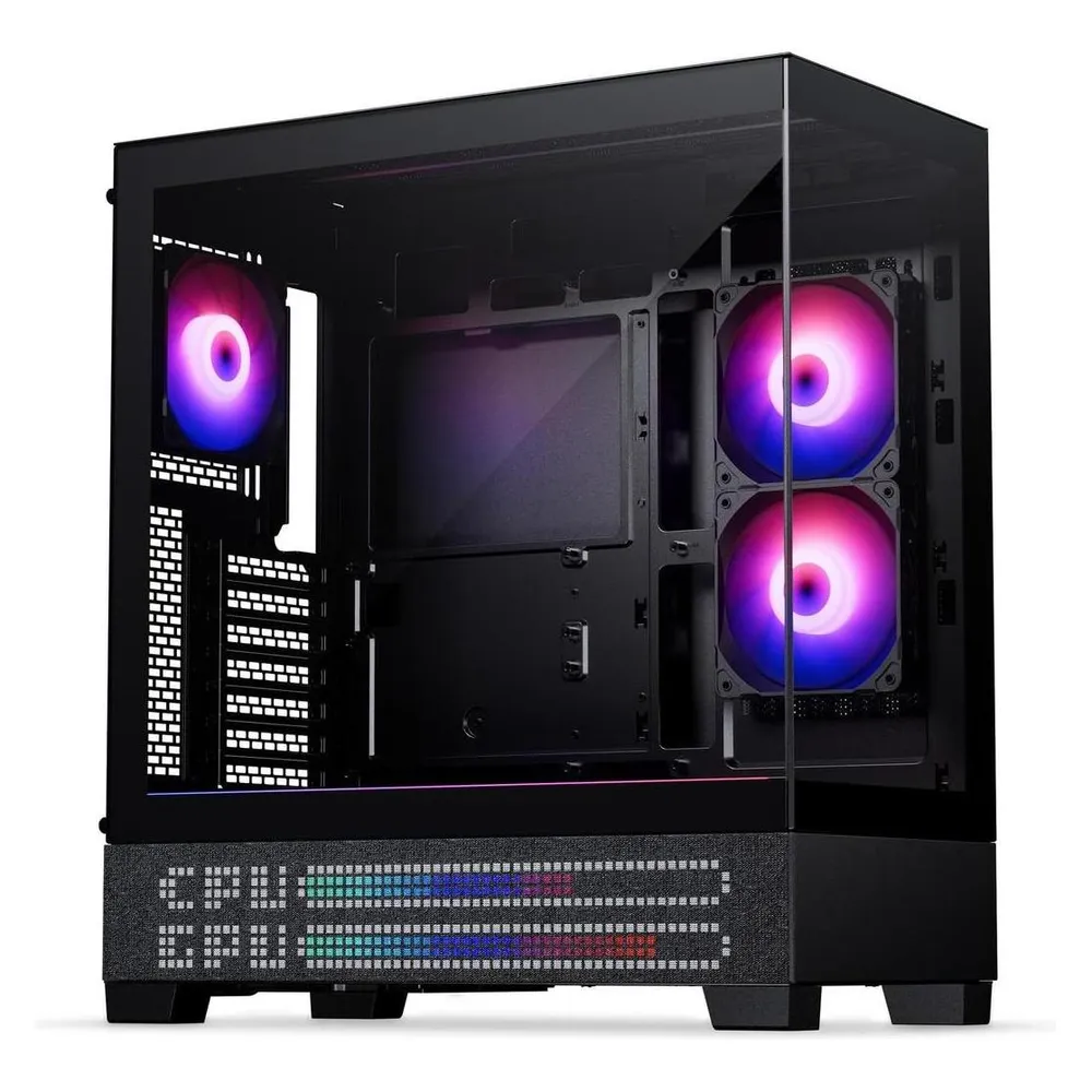 Gehäuse Midi Tower Phanteks XT View Matrix Schwarz ATX