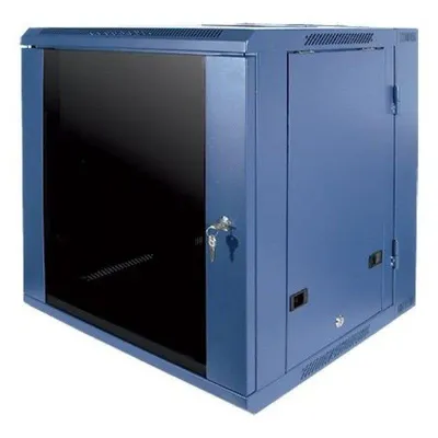 Rackschrank Phasak PA 3106 6U Wandmontage Metall Blau 19 Zoll