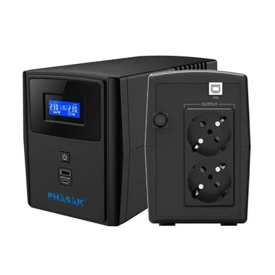 Sai Phasak 800VA Blei-Calcium Batterie 15 Minuten Backup AVR Schutz