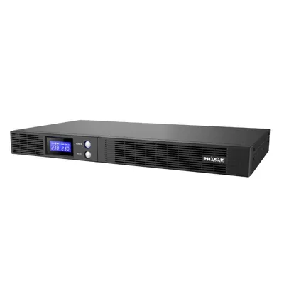 Phasak Protekt Slim Rack Line Interactive USV / 1500VA-900W / 4 Ausgänge / Rack-Format