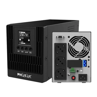 Sai Phasak 1000VA Blei-Kalzium-Batterie 15min Online LCD SNMP