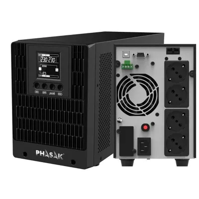 Sai Phasak 2000VA Blei-Calcium Batterie 15min LCD Doppelwandler Online