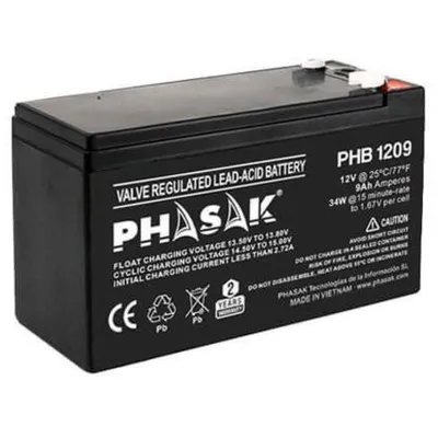 Phasak PHB 1209 USV-Batterie 9Ah 12V