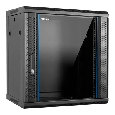 Phasak Wandschrank 19 12u 600x450mm Zerlegt Schwarz