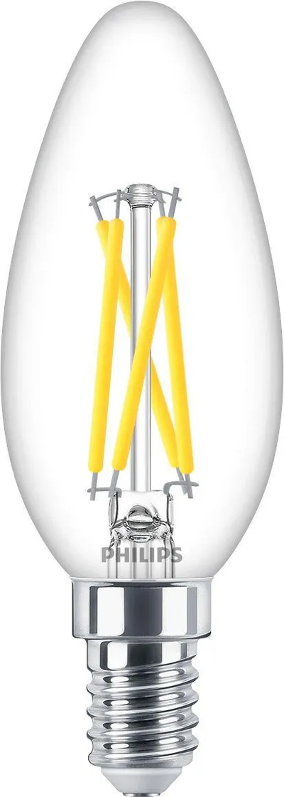 LED-Lampe "WarmGlow", 25W, E14, klar, dimmbar (00004986)