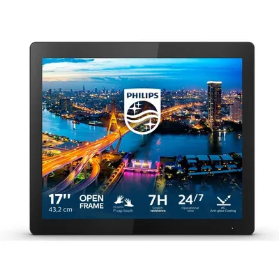Philips B Line 172B1TFL/00 Computerbildschirm 43,2 cm (17") 1280 x 1024 Pixel LED Touchscreen Schwarz