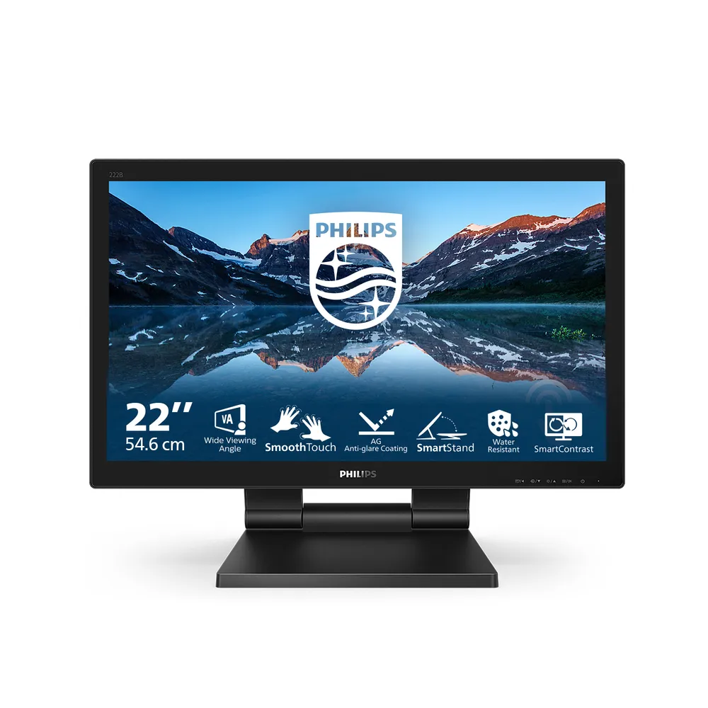 Monitor Philips B Line 222B9TA/00 21,5" FullHD 60Hz VA Touchscreen 2ms Lautsprecher USB VESA