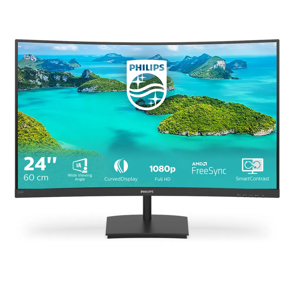 Philips E-line 241E1SCA | 241e1sca/00 | LED-Monitor - gebogen